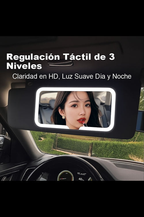 ESPEJO LED PARA VISERA DE CARRO