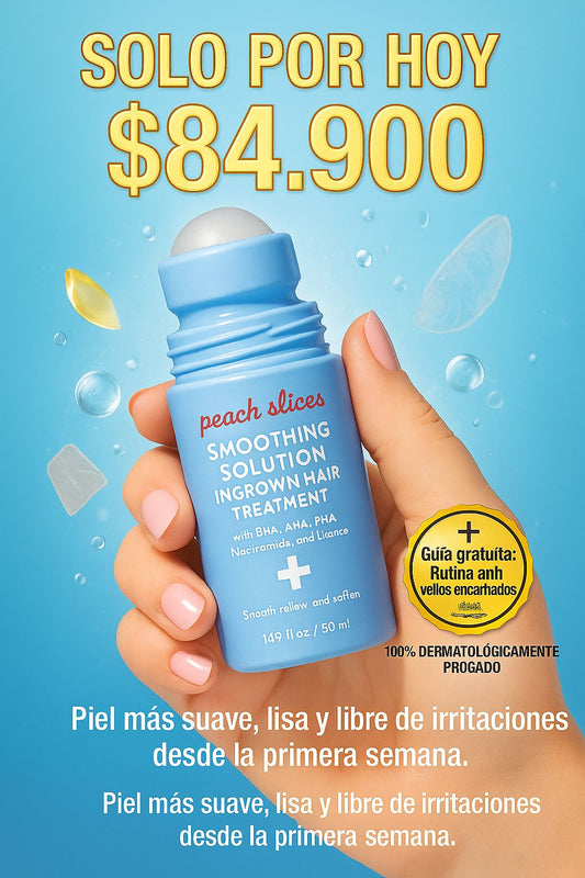 Peach Slices™️ – Exfoliante Suavizante que Elimina Vellos Encarnados